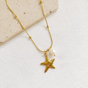 Starfish Pearl Chain